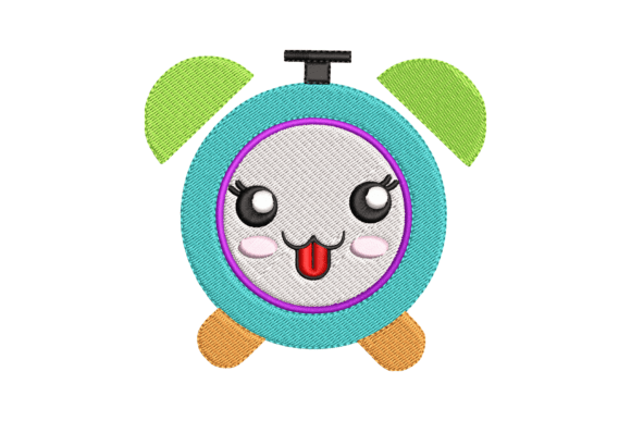 Alarm Clock: A Versatile Embroidery Design