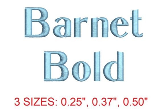 Barnet Bold Embroidery Font: A Seasonal Must-Have