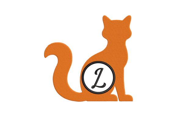 Cat Letter L: An Embroidery Design Review