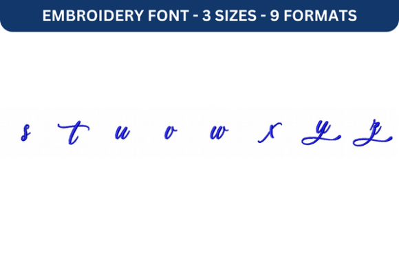 Charming Lovely Home Font Lower S to Z