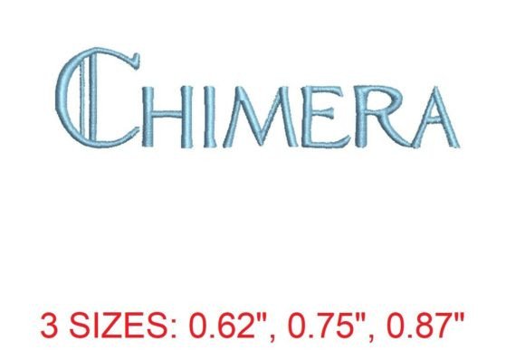 Chimera Font: A Magical Touch for Embroidery