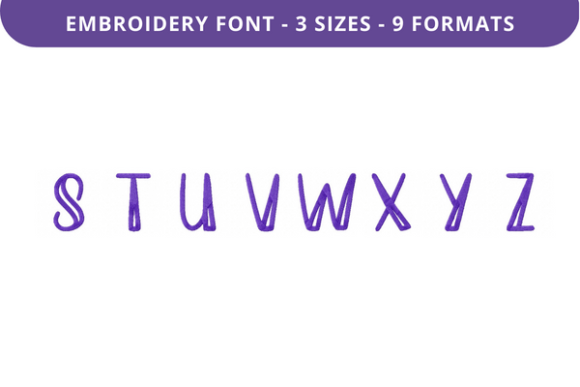 Ease My Mind Font Uppercase S to Z Review