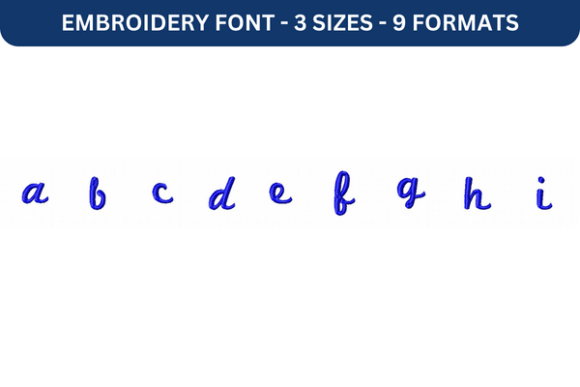 Elegant Marketing Script Font for Embroidery
