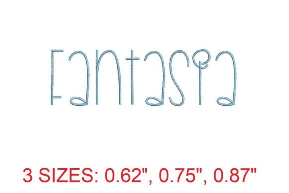 Explore Fantasia Embroidery Font for Apparel