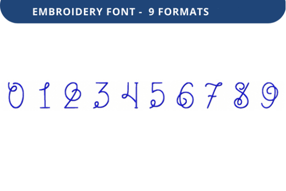 Explore Vine Nouveau Font 0 to 9 for Personalized Gifts