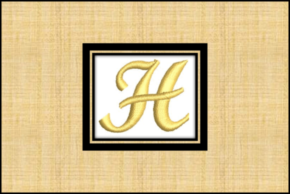 Gold Letter H: A Designer’s Stitch-Out Review