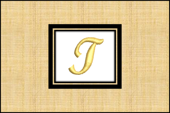 Gold Letter T: Craft Fair Embroidery Review