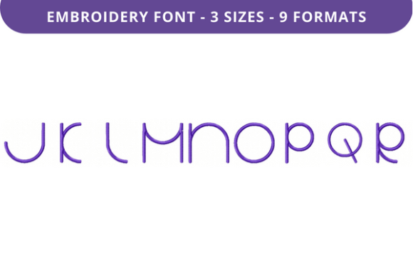 Halo Colony Font J to R: A Designer’s Stitch Test