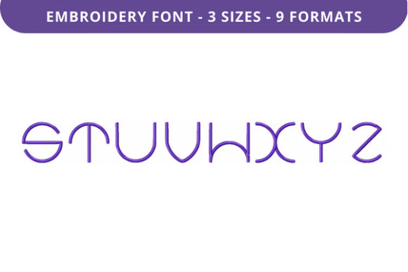 Halo Colony Font S to Z: A Seasonal Embroidery Review
