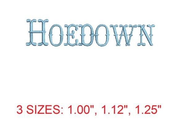 Hoedown Font: A Designer’s Stitch Quality Review