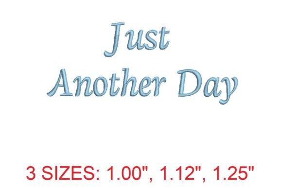 Just Another Day Font: A Review for Business Merch