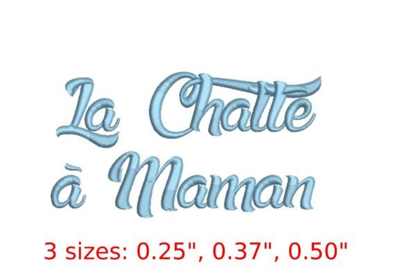 La Chatte a Maman Embroidery Font Review