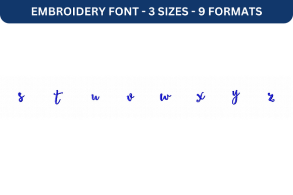 Lettres Douces Font: A Premium Embroidery Choice