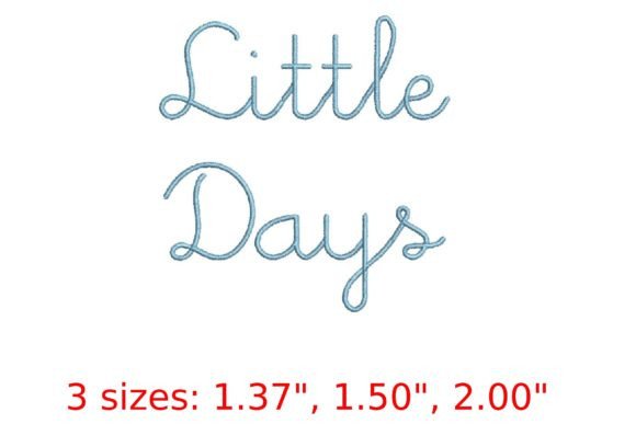 Little Days Font: Sweet Script for Personalized Gifts