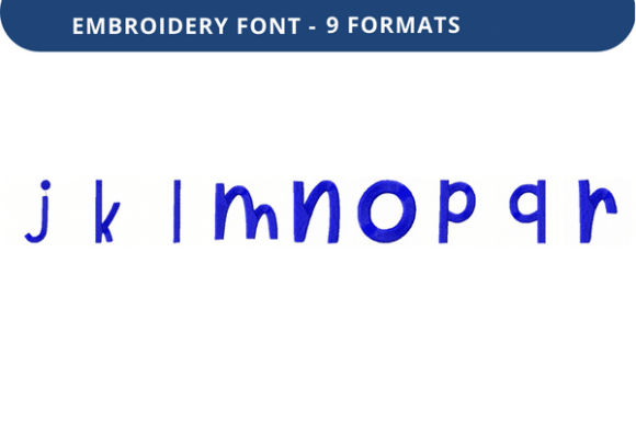 Play Pen Font Lowercase J to R Review