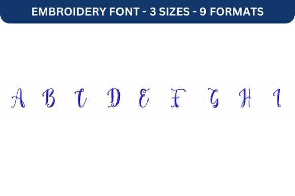 Review: Melany Script Font Upper A to I