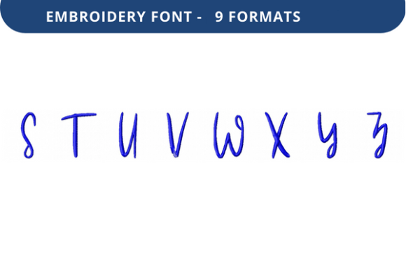 Under Secretary Font S to Z: A Versatile Embroidery Choice